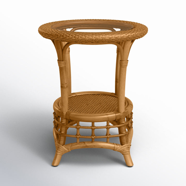Luca Chairside Table Birch Lane™ Color: Honey