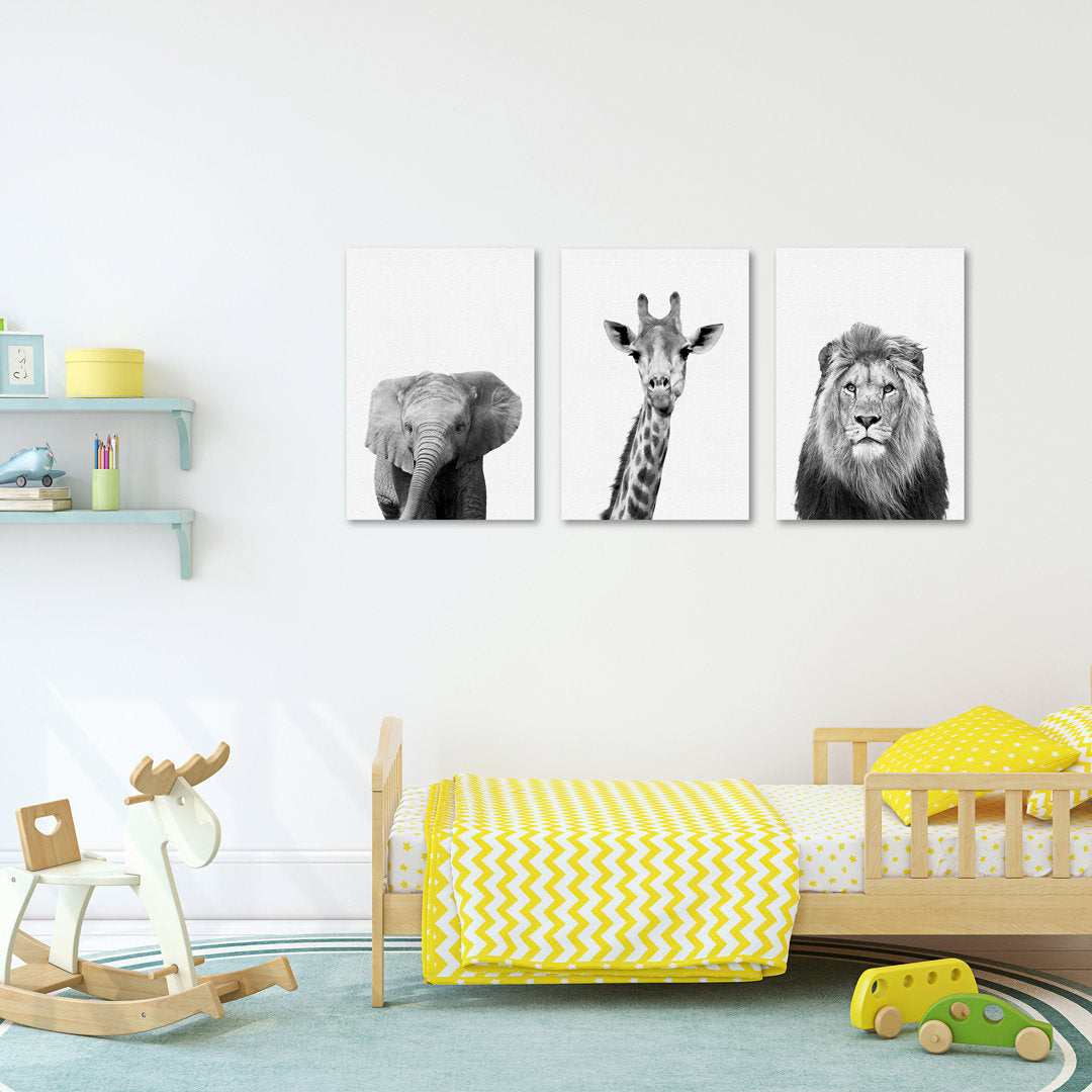 Strecker Nauda Canvas Art (Set of 3) The Twillery Co.® Size: 11" H x 14" W x 1.5" D