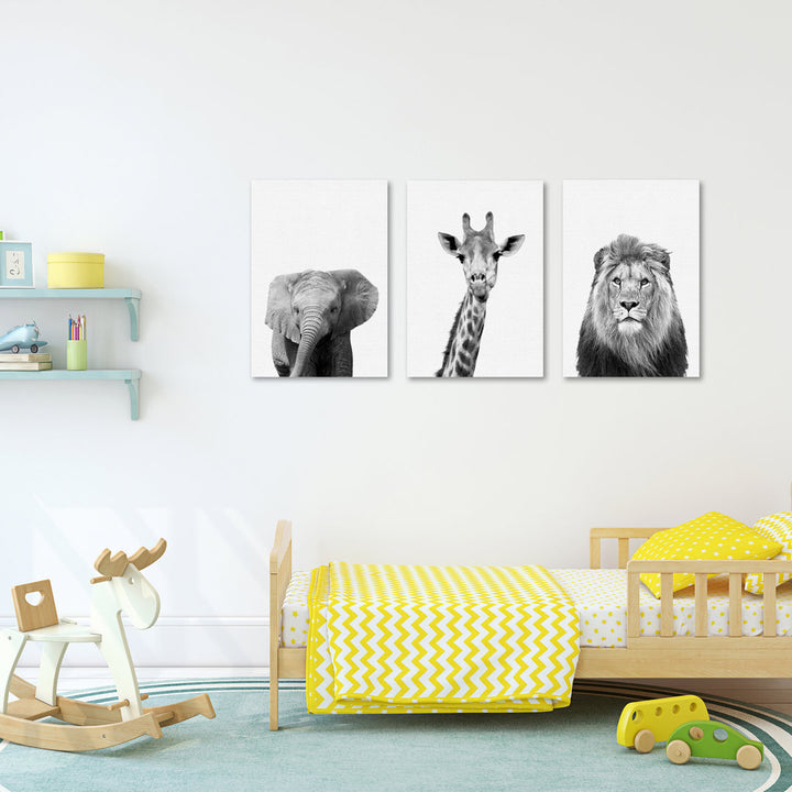 Strecker Nauda Canvas Art (Set of 3) The Twillery Co.® Size: 11" H x 14" W x 1.5" D