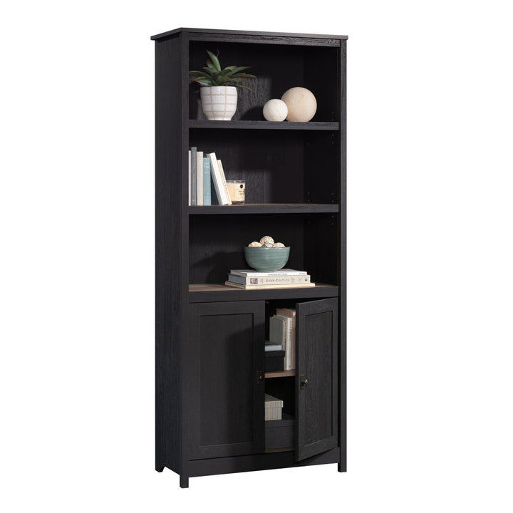 Myrasol 71.5" H x 29.29" W Standard Bookcase Highland Dunes Color: Raven Oak