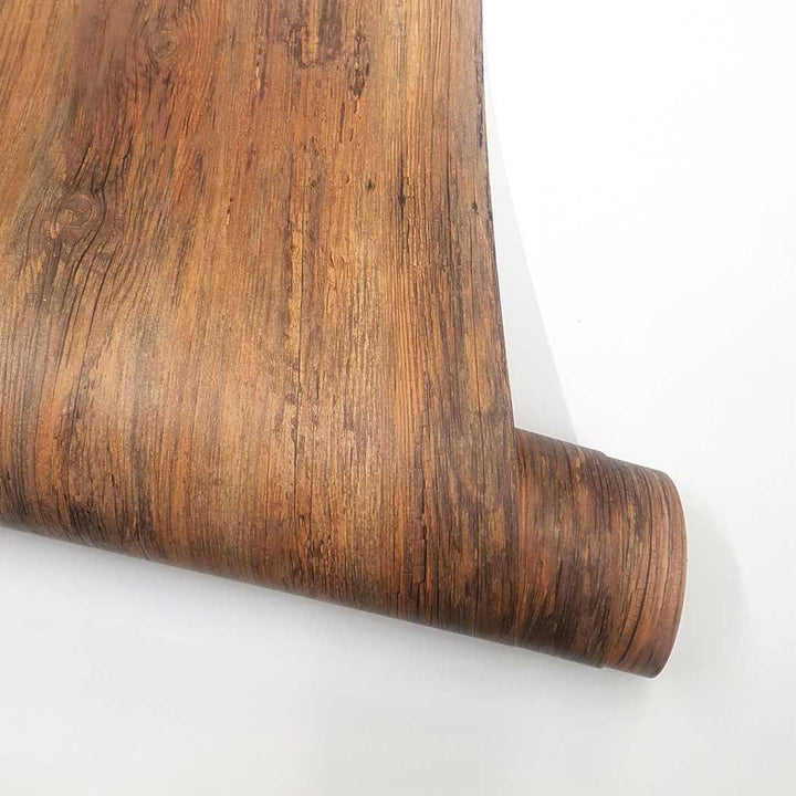 Giuliani 6.56' L x 24" W Wood Look Texture Peel and Stick Self-Adhesive Faux Wallpaper Roll Loon Peak®