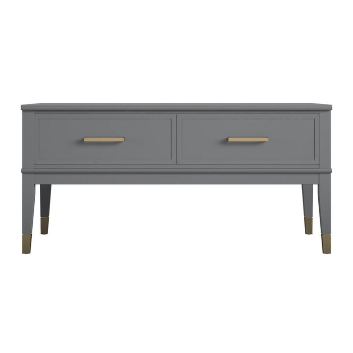 Westerleigh Storage Lift-Top Coffee Table CosmoLiving by Cosmopolitan Color: Graphite Gray