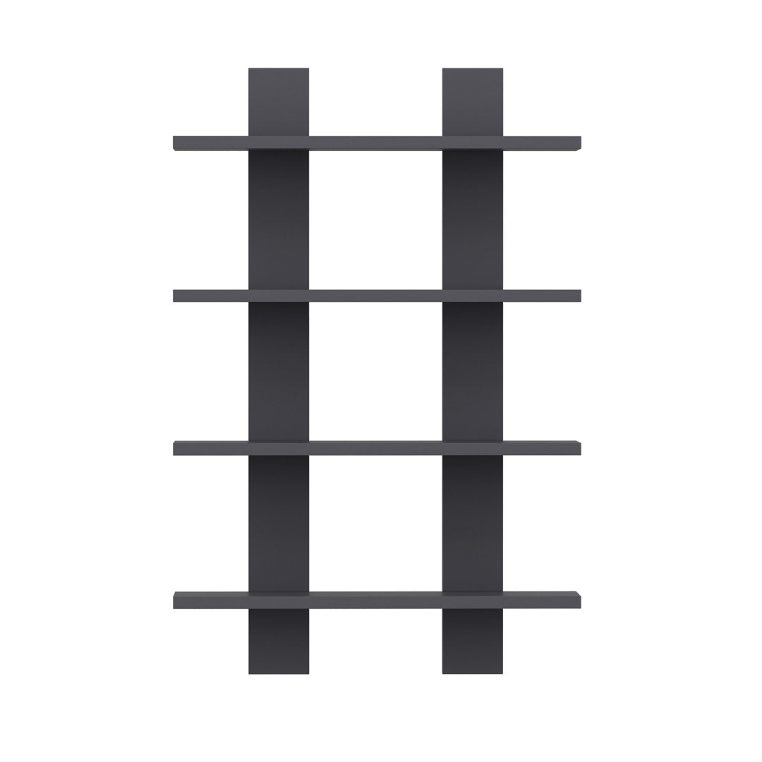Angelinamarie 4 Piece Tiered Shelf Wade Logan® Finish: Anthracite