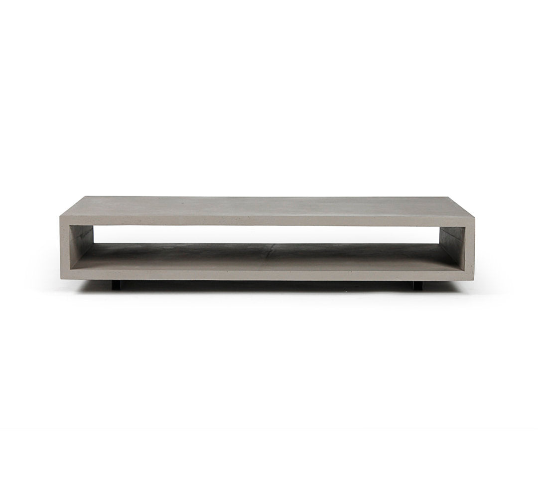 Monobloc Sled Coffee Table with Storage Lyon Beton