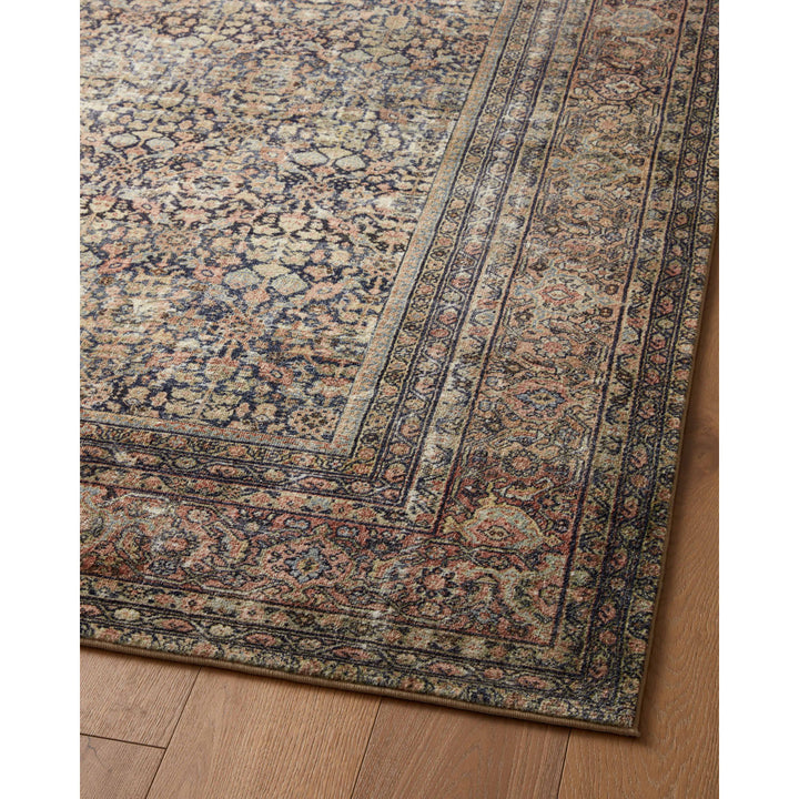 Amber Lewis x Loloi Morgan Denim/Multi Rug Amber Lewis x Loloi Rug Size: Runner 2'3" x 7'6"