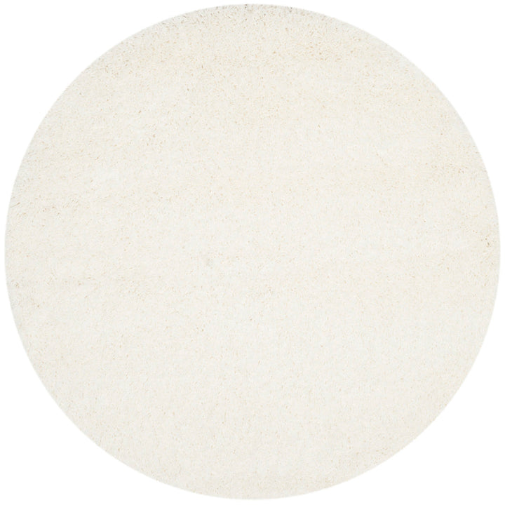 Assar White Area Rug Wade Logan® Rug Size: Round 9'