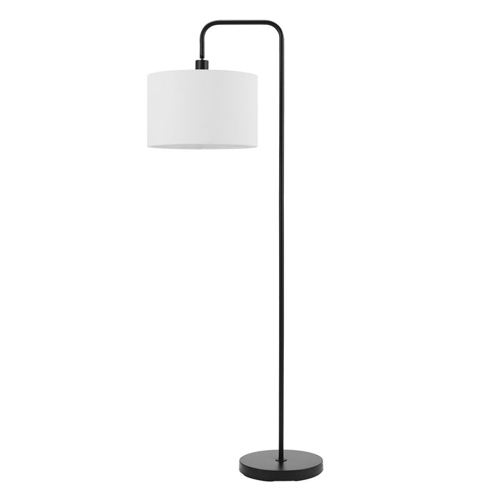 Chattahoochee 58" Arched Floor Lamp Ebern Designs Base Finish: Matte Black