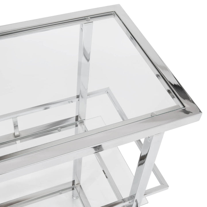 Hayeslee Home Bar Ebern Designs Color: Chrome