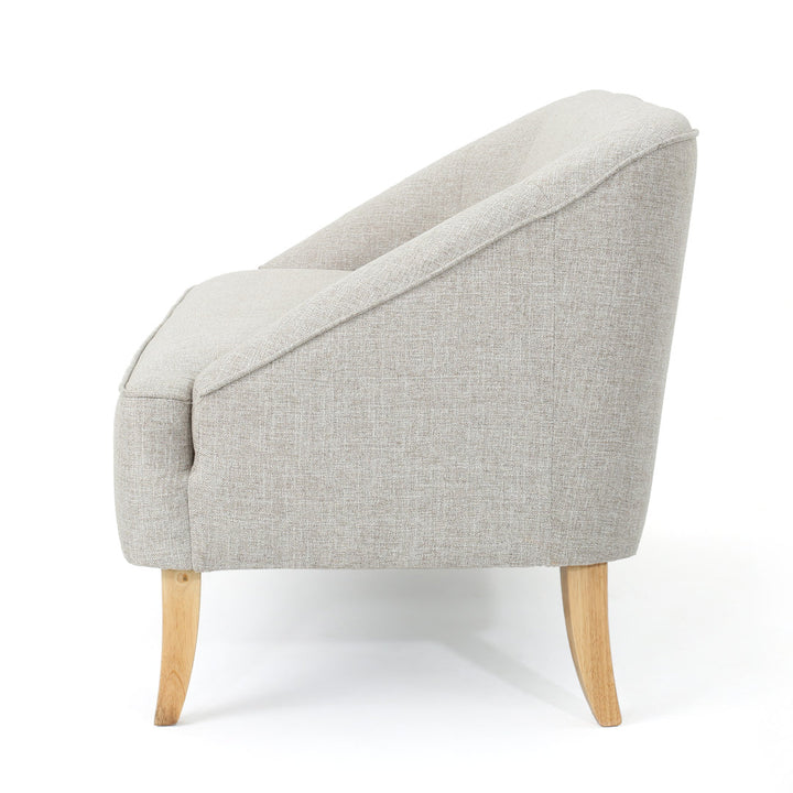 Baban 49.75" Recessed Arm Loveseat George Oliver Upholstery Color: Beige