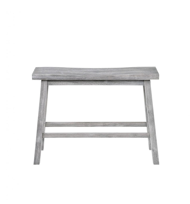 Colynn 4 - Person Counter Height Rubberwood Solid Wood Dining Set Dakota Fields Color: Storm Gray Wire-Brush