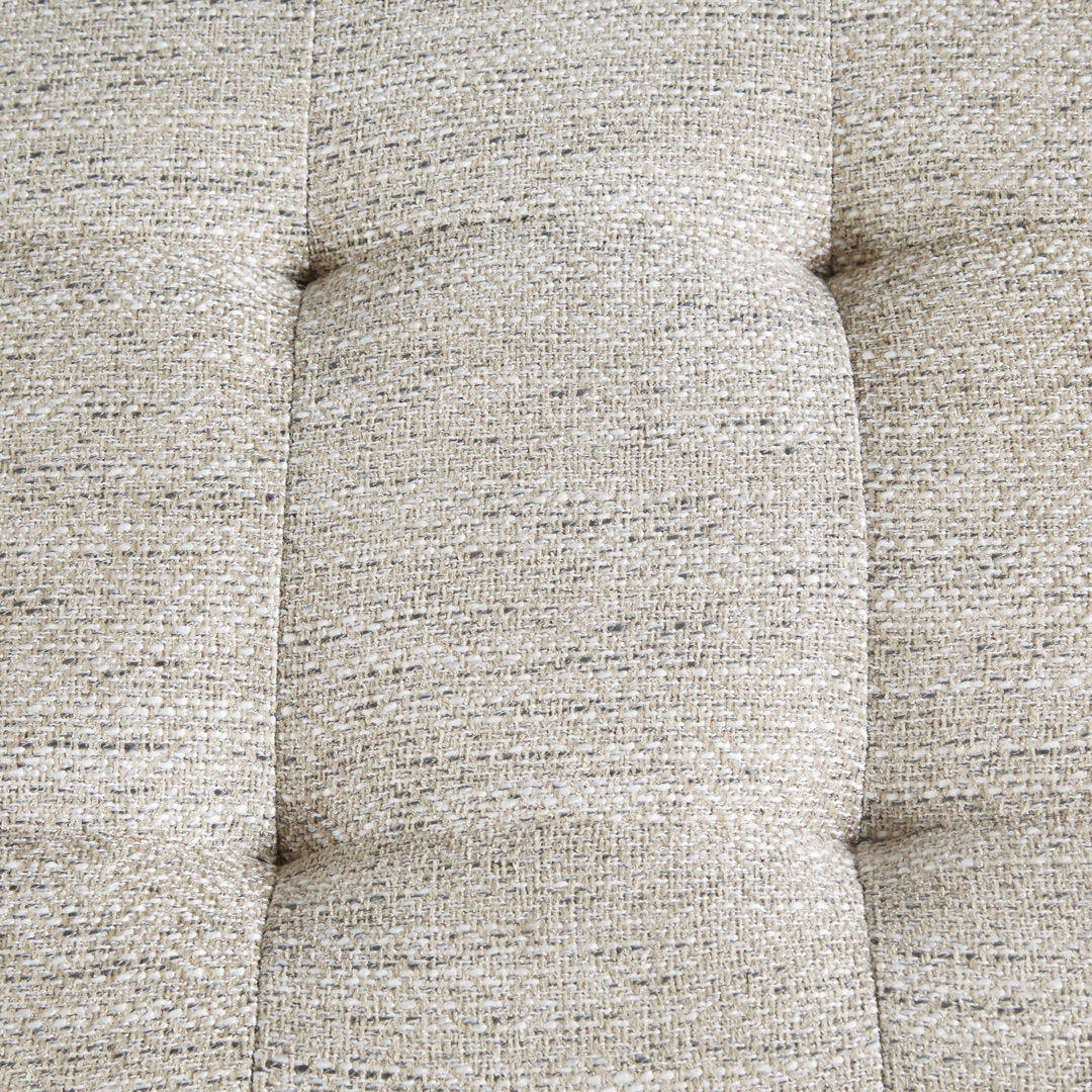 Martha Stewart Highland Tufted Accent Bench with Shelf Martha Stewart