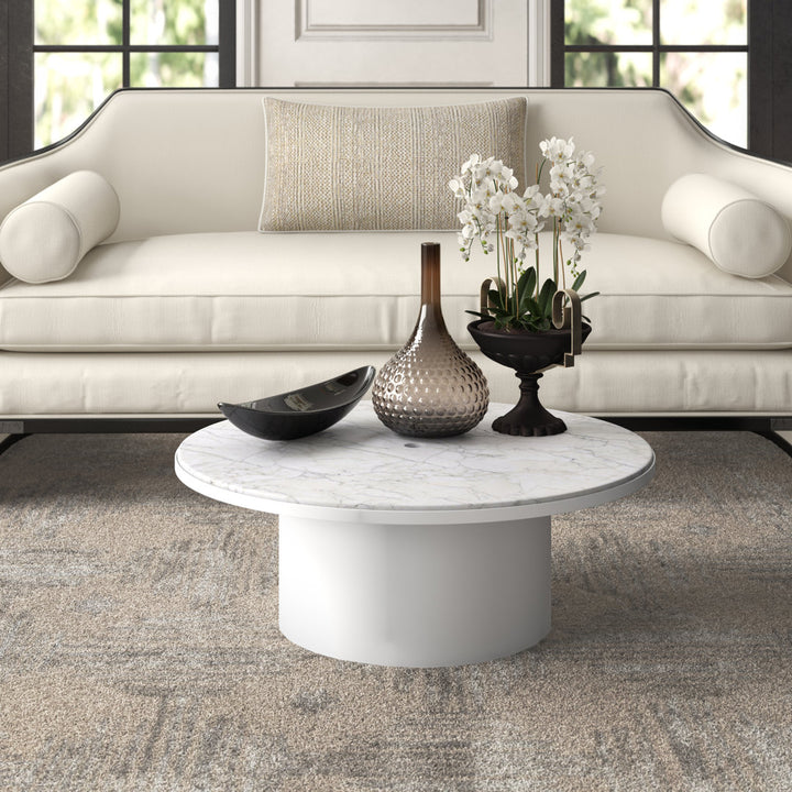 Plateau Coffee Table Blu Dot Table Base Color: White
