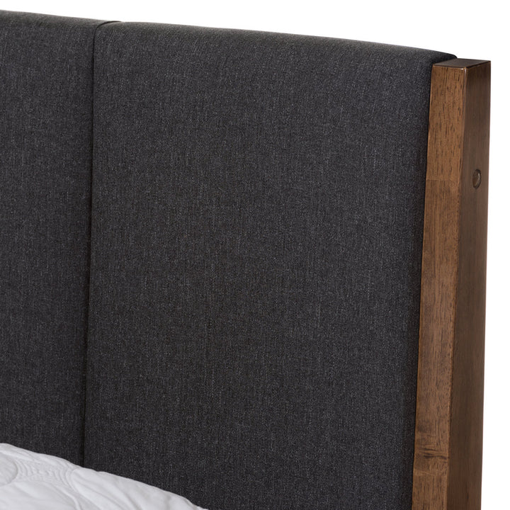 Epley Tufted Platform Bed Wade Logan® Color: Dark Gray Size: King