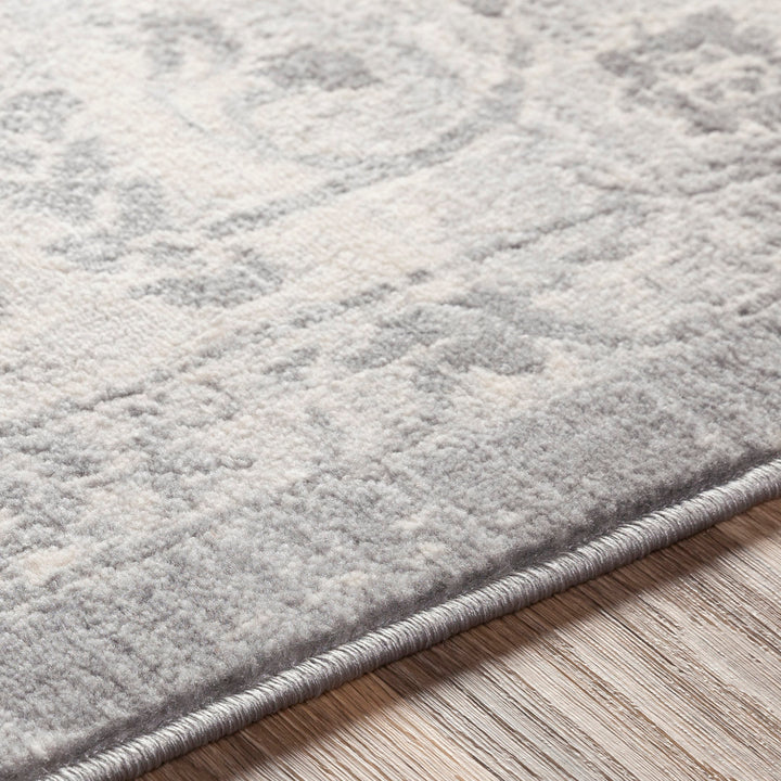 Hilyard Machine Oriental Gray Area Rug Laurel Foundry Modern Farmhouse® Rug Size: Round 7'10"