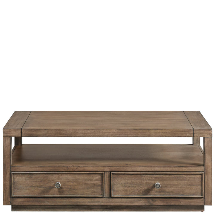Vincenta Block Coffee Table with Storage Birch Lane™
