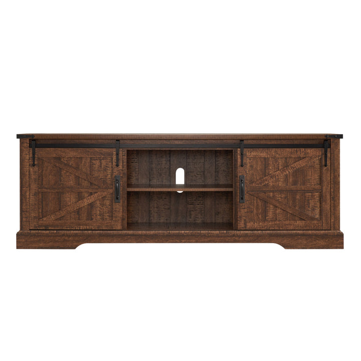 Bryndee Farmhouse TV Stand, Entertainment Center for TVs up to 75" Gracie Oaks Color: Reclaimed Barnwood