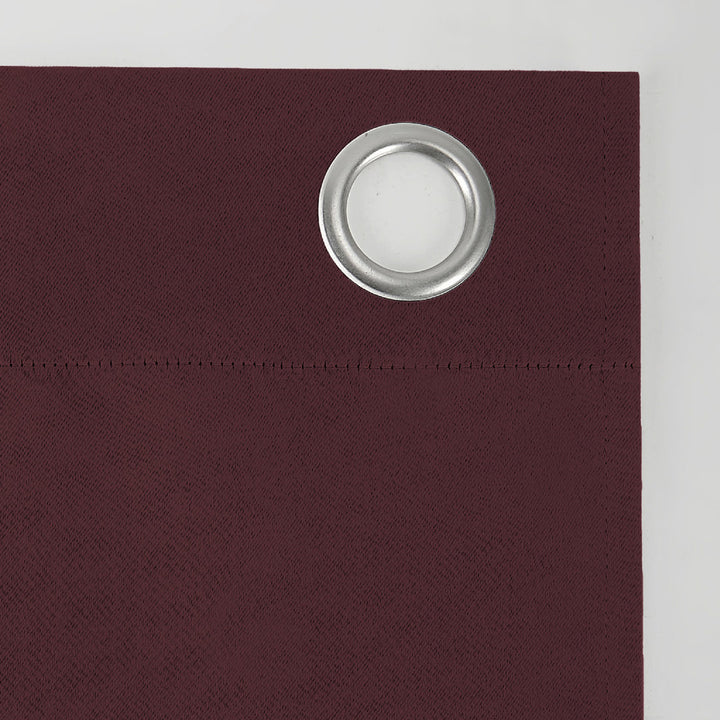 Wayfair Basics Blackout Grommet Curtain Panel Wayfair Basics® Curtain Color: Merlot Red Size per Panel: 40" W x 63" L