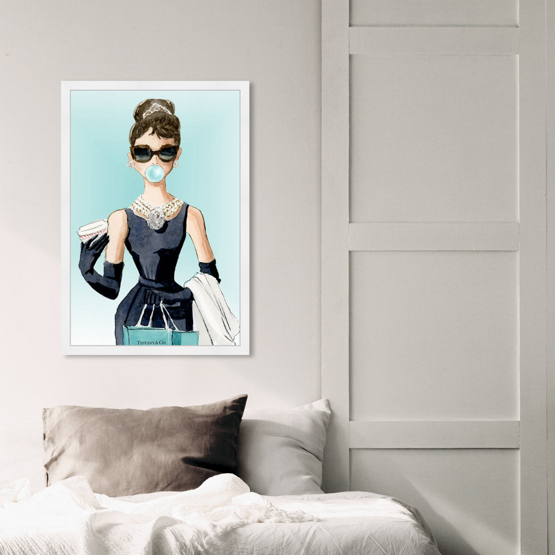Bubble Gum Jewelry - Graphic Art on Canvas Oliver Gal Prints Size: 15" H x 10" W  Format: Wrapped Canvas