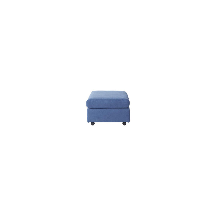 Keedah 40.5" Wide Rectangle Standard Ottoman Latitude Run® Upholstery Color: Navy