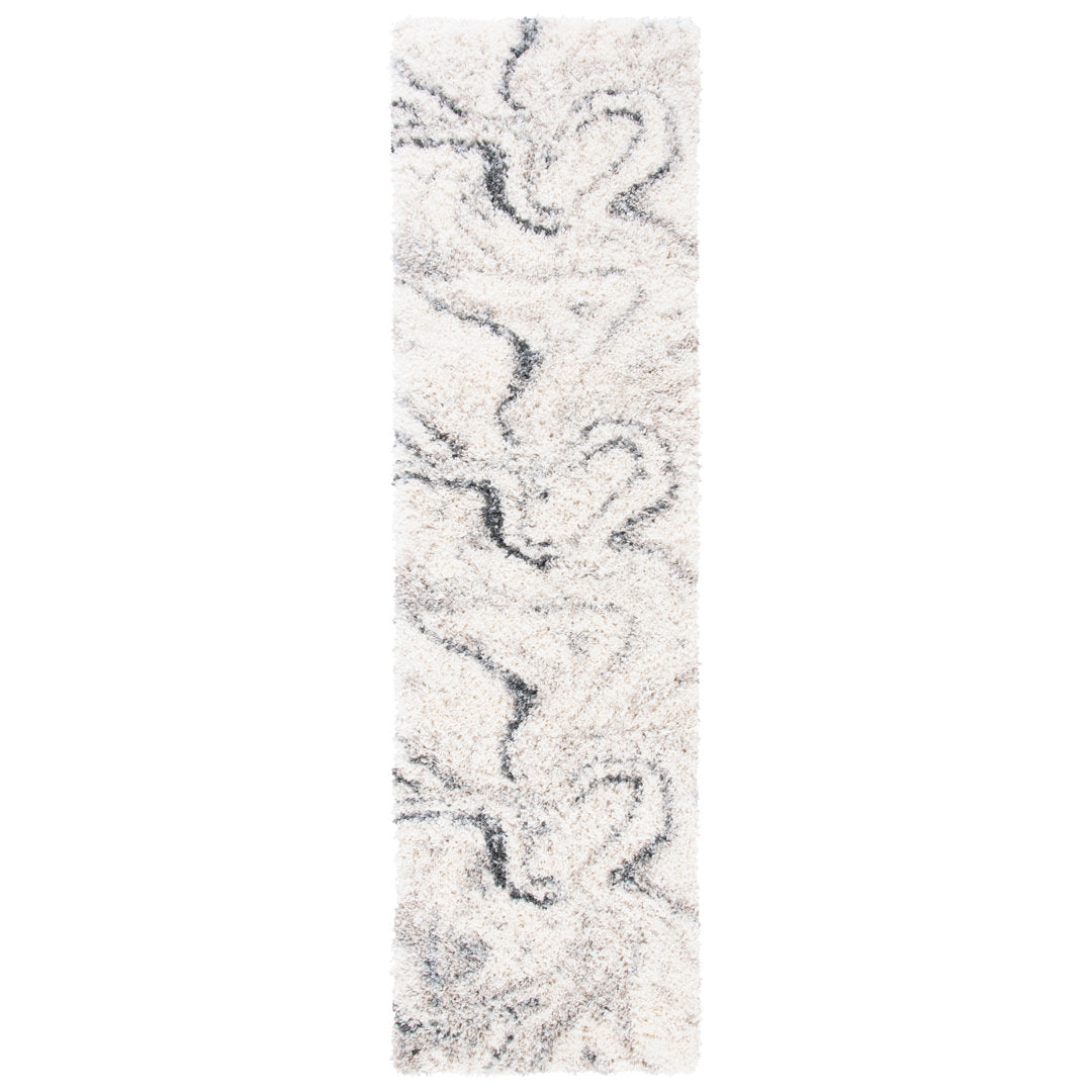 Speight Abstract Ivory/Gray Area Rug Willa Arlo™ Interiors Rug Size: Runner 2'3" x 20'