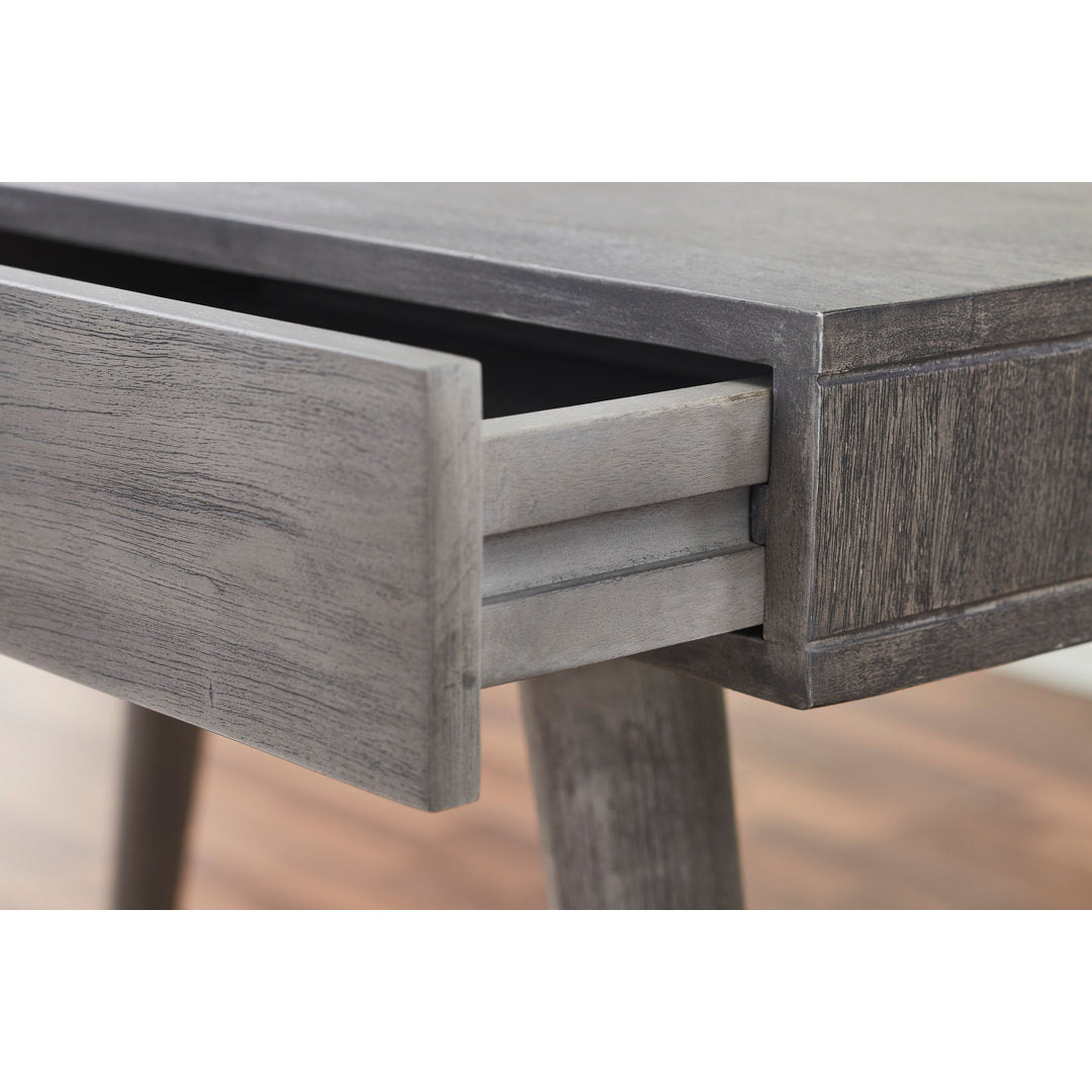 Chicago Desk Union Rustic Color: Gray
