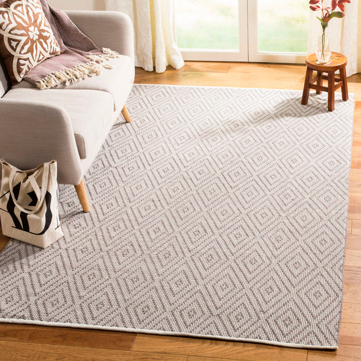 Akihito Hand Woven Cotton Geometric Rug Wrought Studio™ Rug Size: Rectangle 8' x 10'