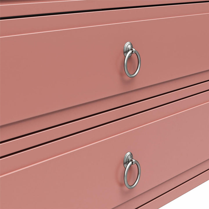 Her Majesty 2 - Drawer Nightstand Novogratz Color: Dusty Rose