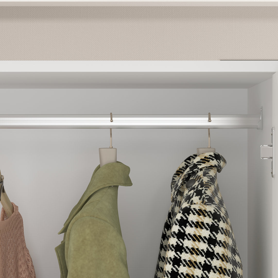 Latrobe Armoire Willa Arlo™ Interiors Color: White