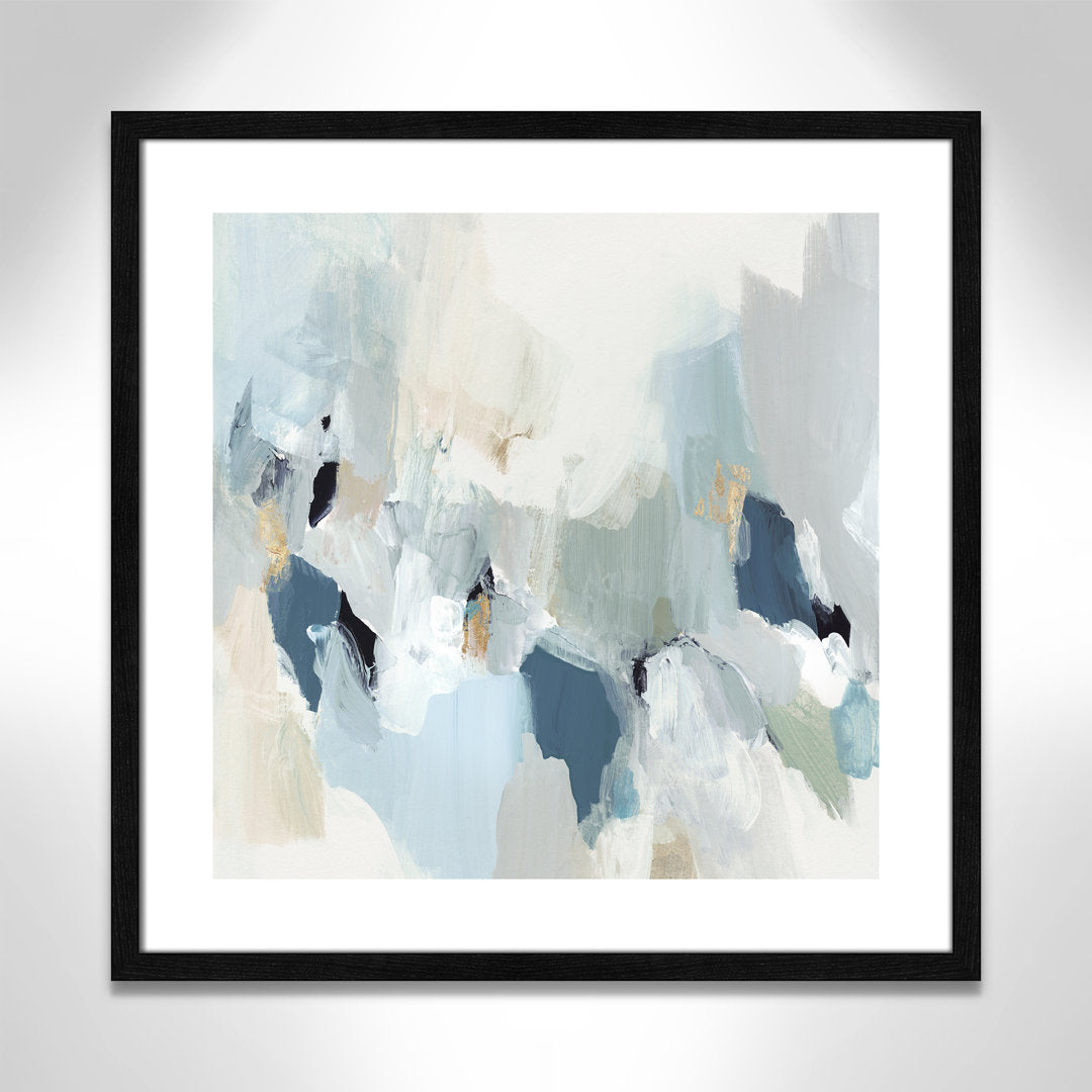 Little Talks II by Isabelle Z - Picture Frame Print on Canvas Casa Fine Arts Size: 24.75" H x 24.75" W x 0.75" D Format: Black Wood Framed Paper