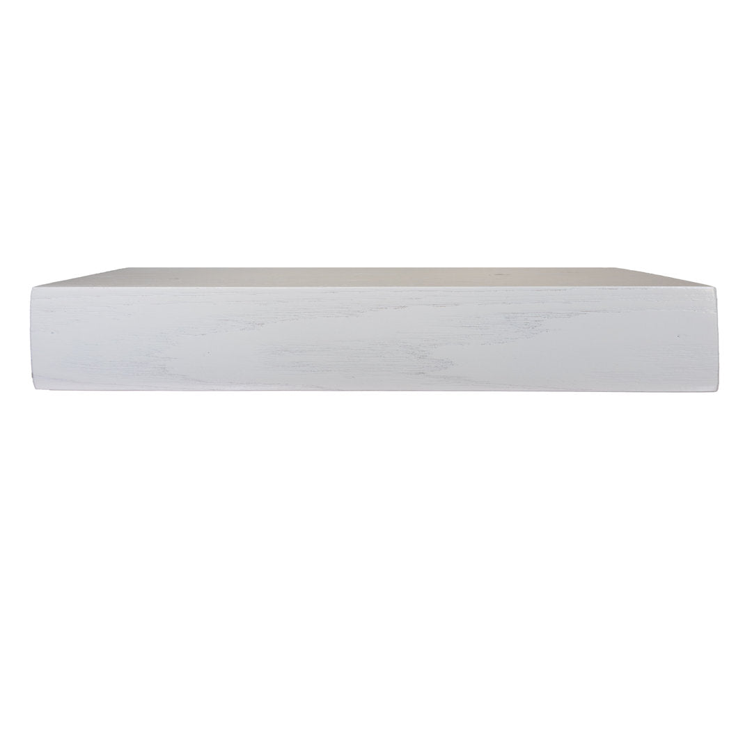 Rayne Floating Shelves Latitude Run® Size: 3" H x 51" W x 4" D Finish: White
