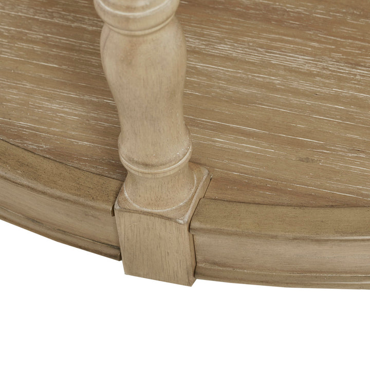 Martha Stewart Belden Round Coffee Table on Hidden Casters Martha Stewart