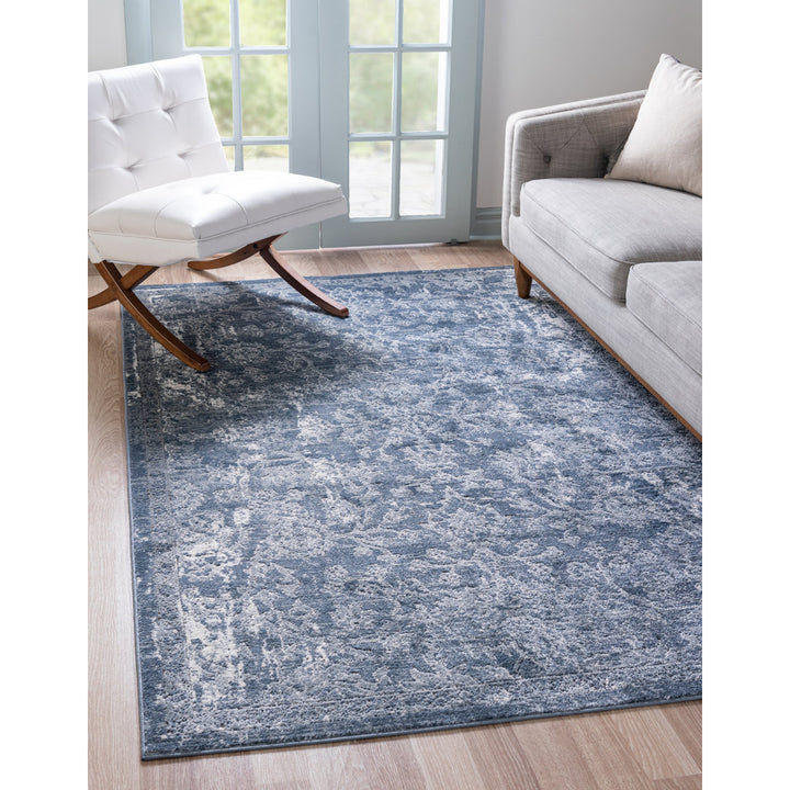 Charters Towers Oriental Blue Area Rug Langley Street® Rug Size: Rectangle 9' x 12'