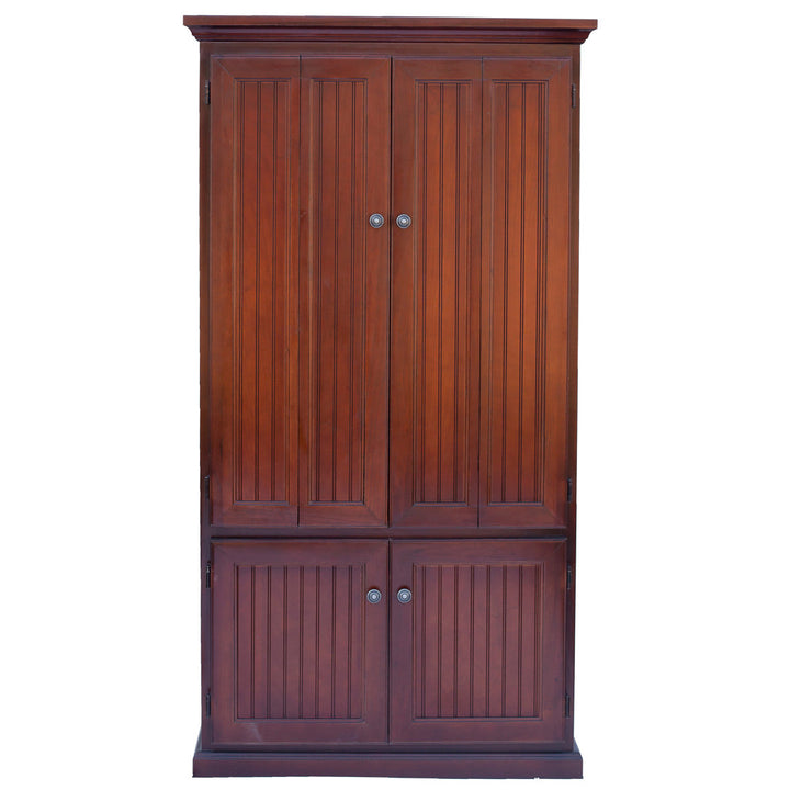 Neasa Solid Wood Armoire Desk Breakwater Bay Color: Burnt Cinnamon