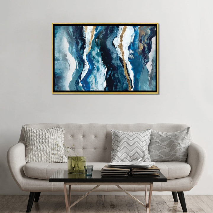 Effectus II by Isabelle Z - Wrapped Canvas Print The Twillery Co.® Size: 32" H x 48" W x 1.5" D Format: Gold Framed
