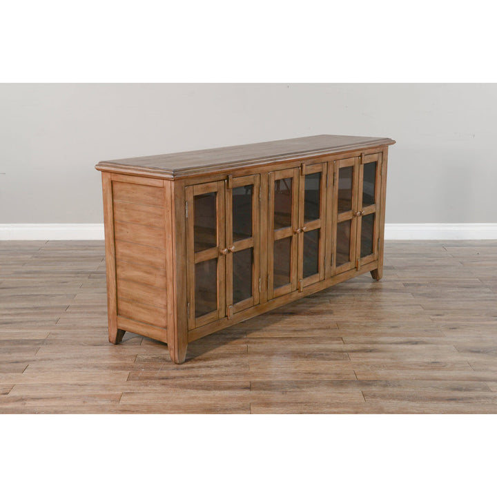 Shweta TV Stand for TVs up to 78" Beachcrest Home™ Color: Buckskin
