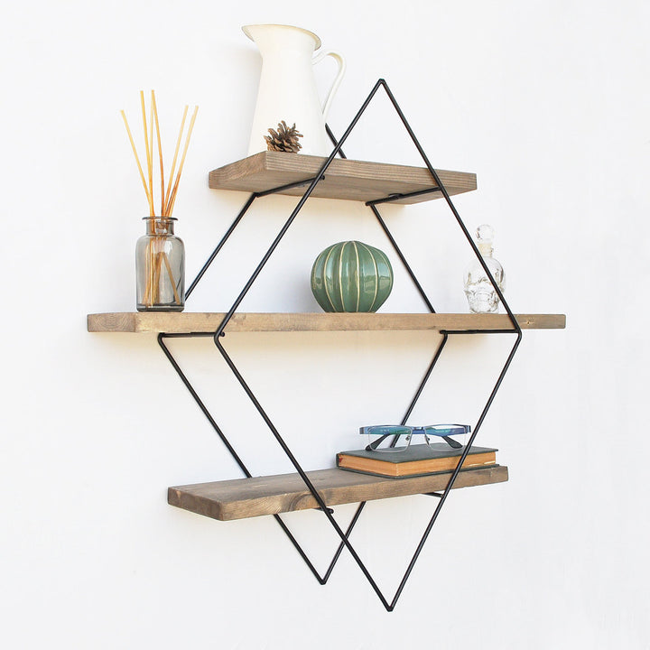 Alyssa 3 Piece Diamond Solid Wood Tiered Shelf Mistana™