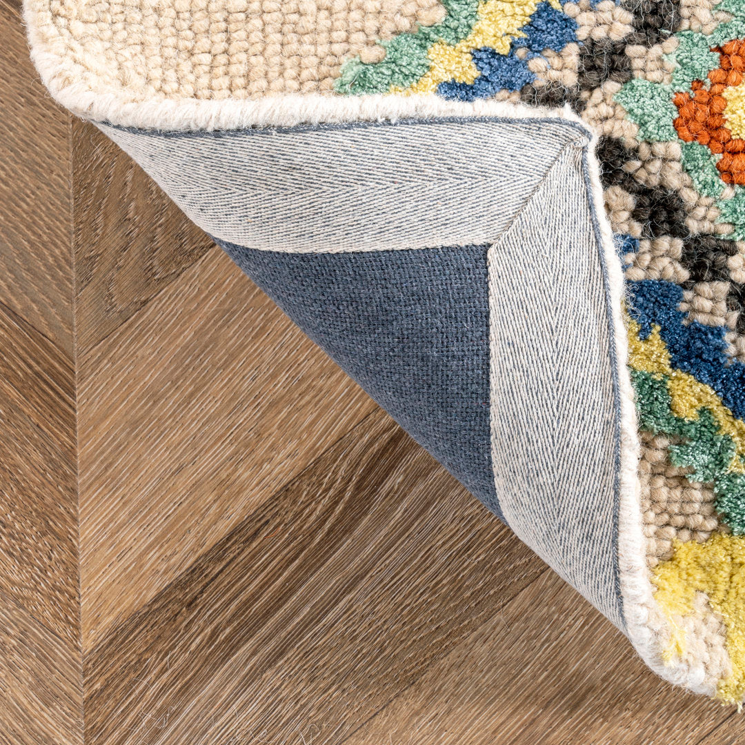 Agostini Handmade Tufted Wool Off-White Rug Mack & Milo™ Rug Size: Rectangle 2' x 3'