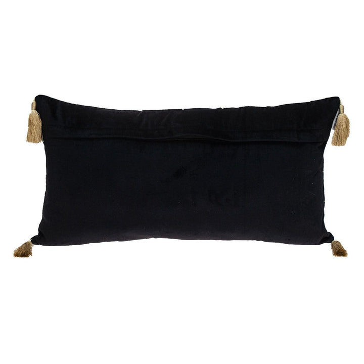 Rectangular Velvet Pillow Cover & Insert HomeRoots Color: Black