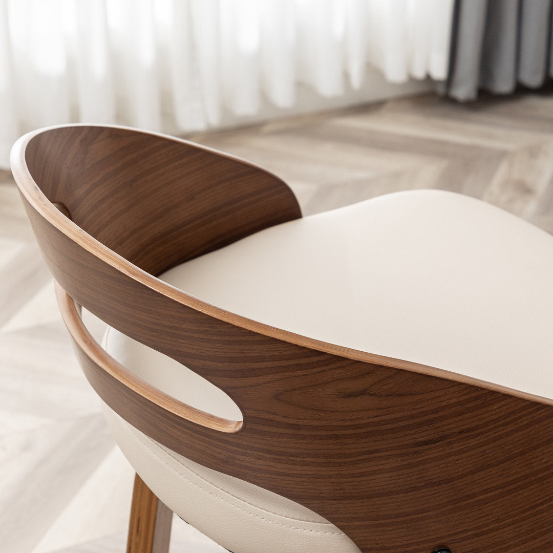 Mahtab Swivel Counter & Bar Stool (Set of 2) Corrigan Studio® Seat Height: Bar Stool = 29.92” Seat Height, Upholstery: Beige Faux Leather