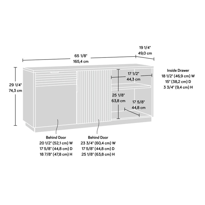 Bettye 1 - Drawer Credenza Loon Peak®