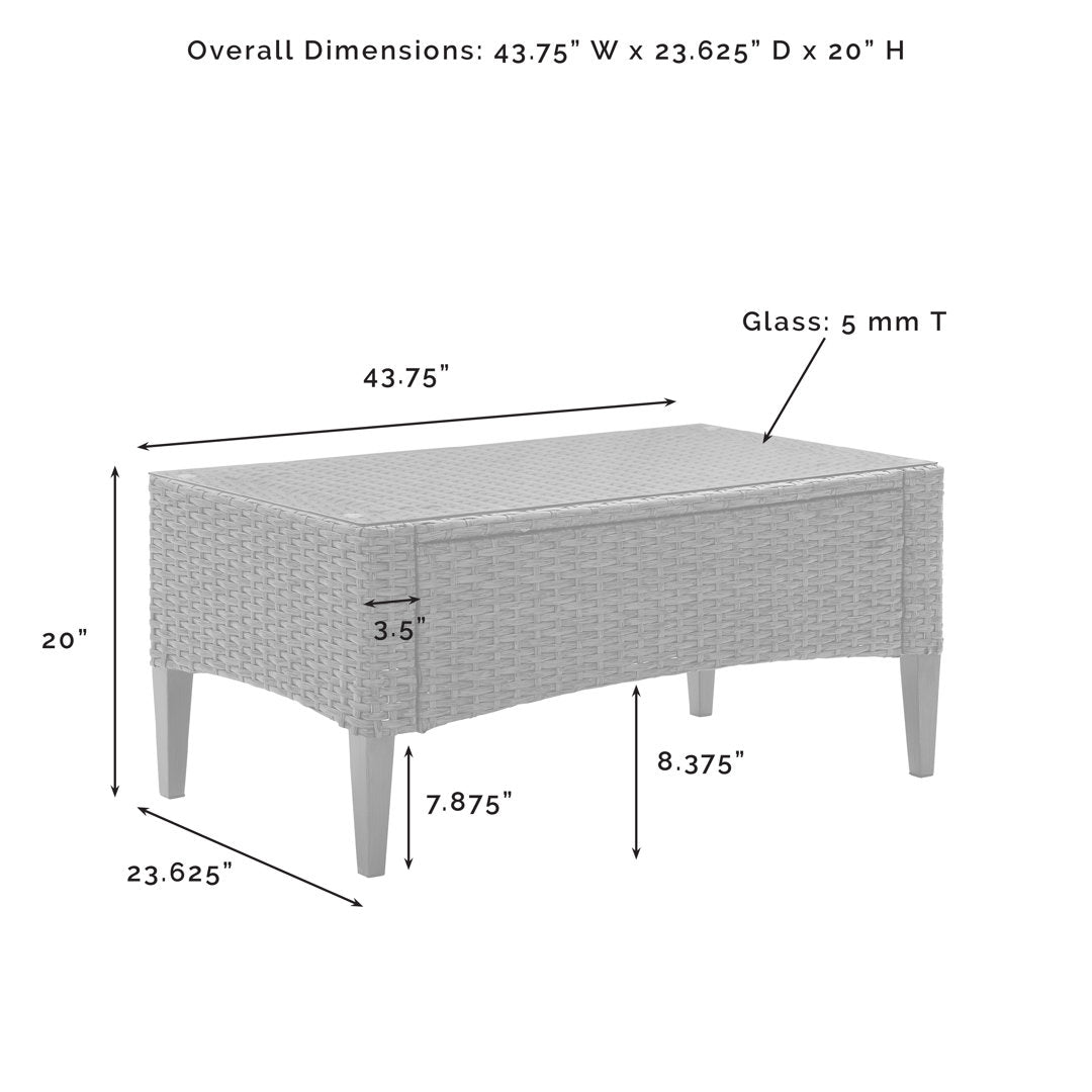 Wickham Wicker Coffee Table Longshore Tides