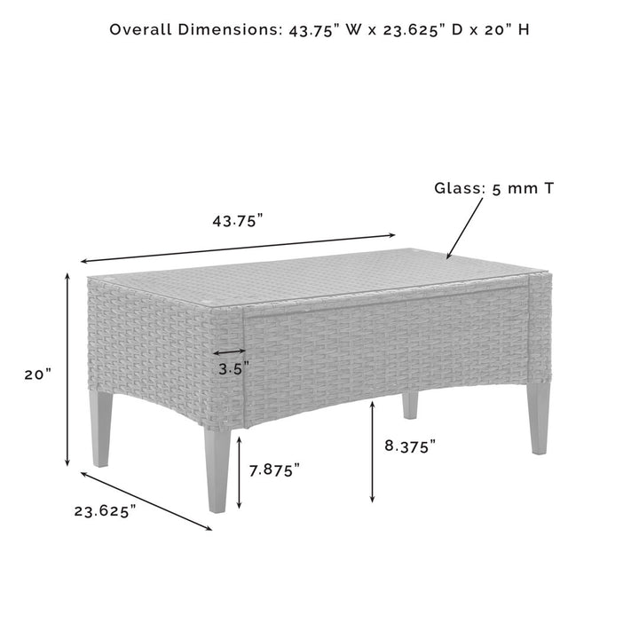 Wickham Wicker Coffee Table Longshore Tides