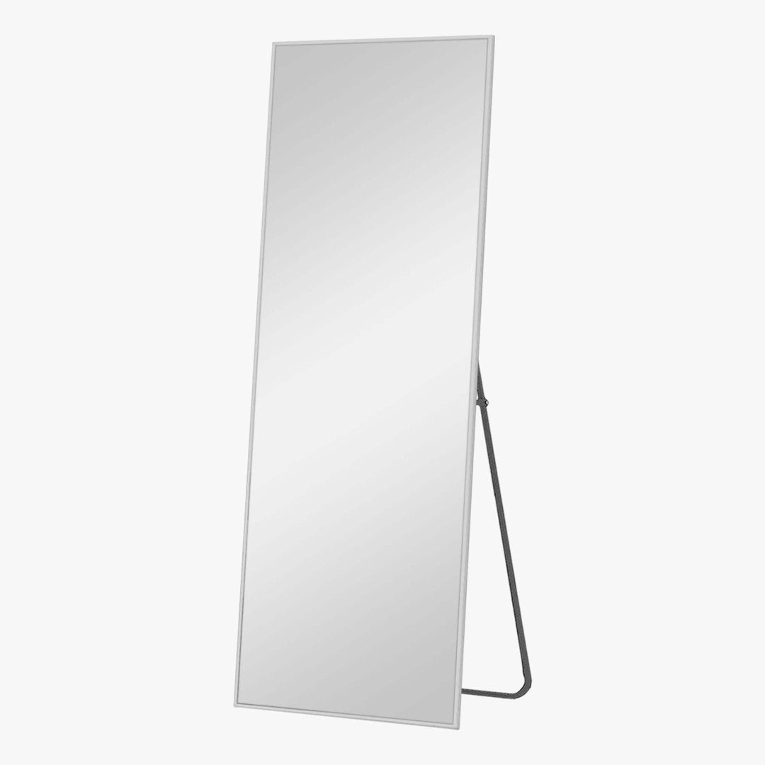 Koudia Metal Framed Standing Mirror Wrought Studio™ Size: 64" x 21" Finish: Silver