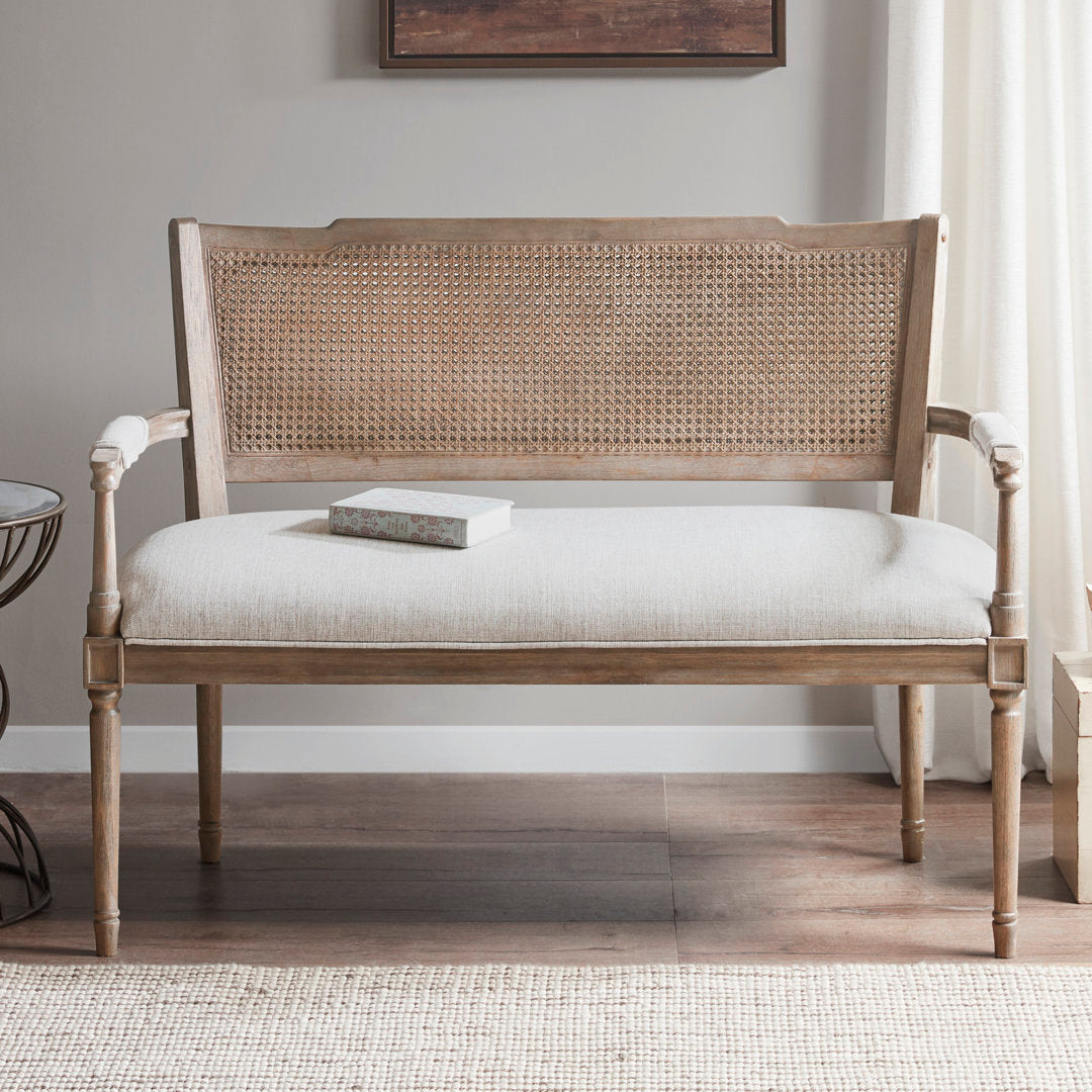 Willshire Rattan Shield-Back Settee Ophelia & Co.