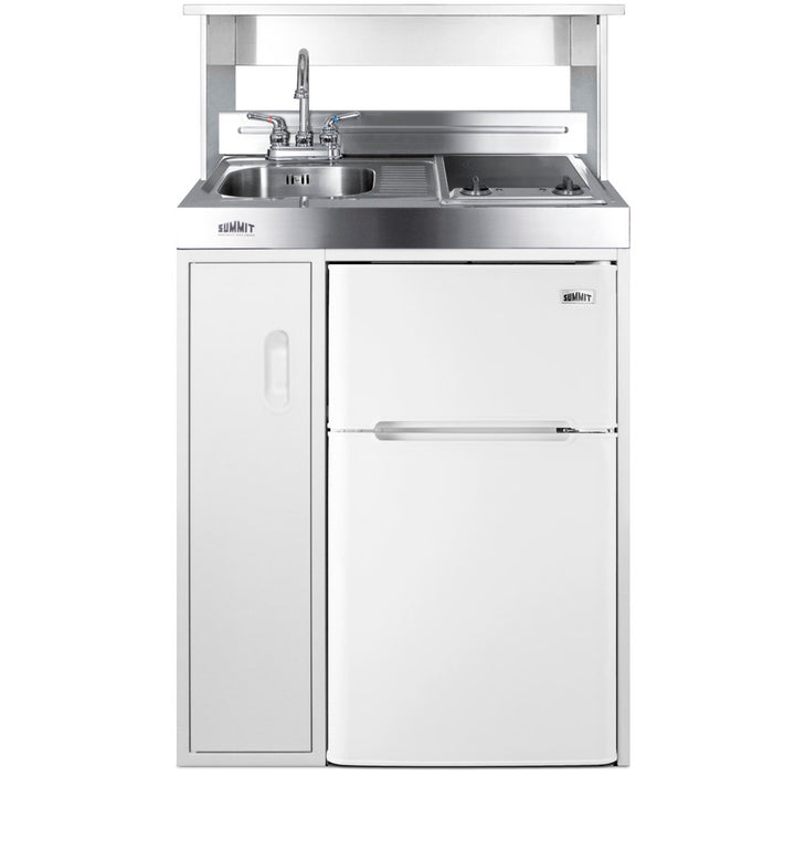 Summit Appliance All-In-One Combo Kitchens 2.93 Cubic Feet cu. ft. Mini Fridge with Freezer Kitchenette Summit Appliance