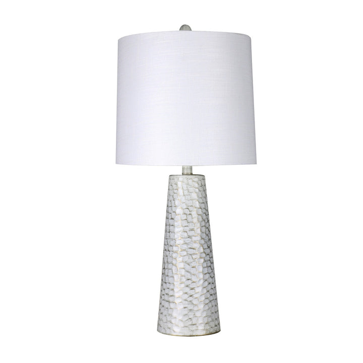 Delphi 25" Table Lamp Wrought Studio™ Base Color: Brass/Gray
