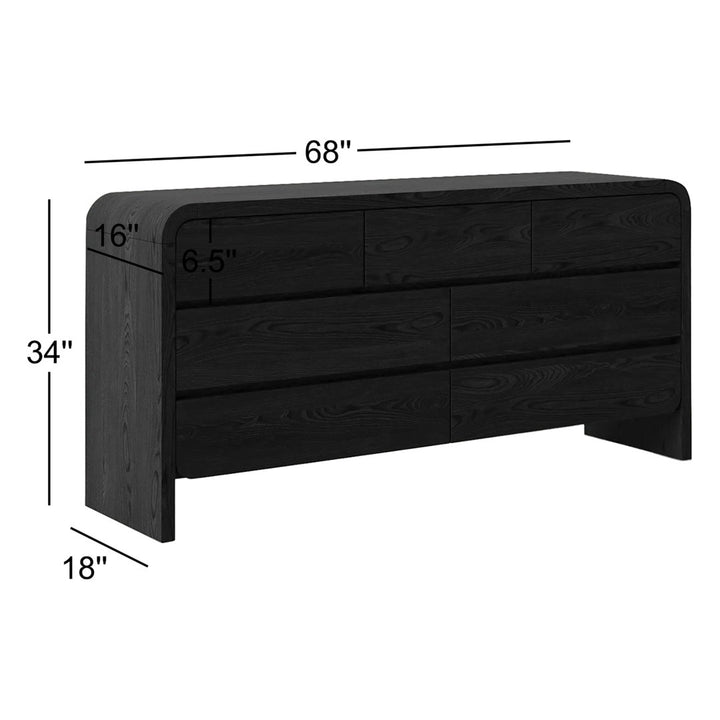 Nori 7 Drawer 68" W Dresser AllModern