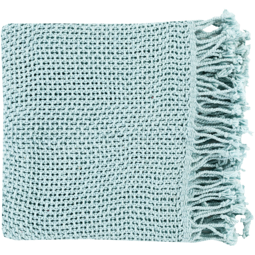 Duien Cotton Throw Birch Lane™ Color: Blue