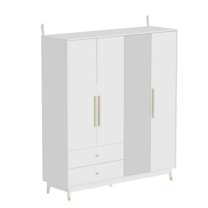 Latrobe Armoire Willa Arlo™ Interiors Color: White