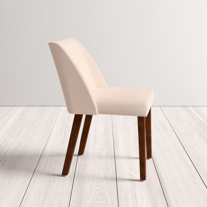 Didmarton Linen Side Chair (Set of 2) Zipcode Design™ Upholstery Color: Light Tan Linen